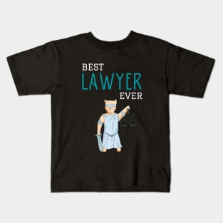 Best lawyer ever illustration Kids T-Shirt